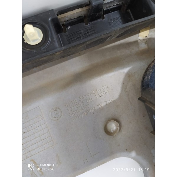 Guia Parachoque Bmw X3 Traseiro Esquerdo 2006 2009/2012 Det