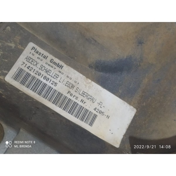 Spoiler Lateral Bmw X3 Esquerdo 2005/2010 7142120100125