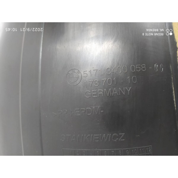 Parabarro Bmw X3 Traseiro Direito 2005 2009 2011 51713400058