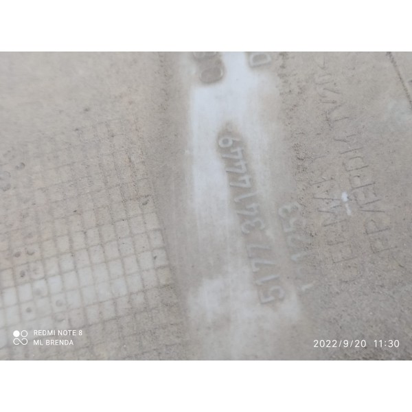 Moldura Lateral Bmw X3 Traseira Esquer 2006/2010 51773414449