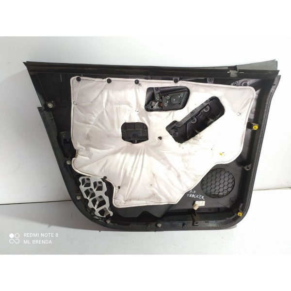 Forro Porta Tracker Dianteiro Direito 2014 2015 2016 2017 Cinza
