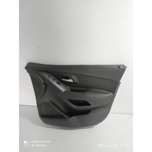 Forro Porta Tracker Dianteiro Direito 2014 2015 2016 2017 Cinza