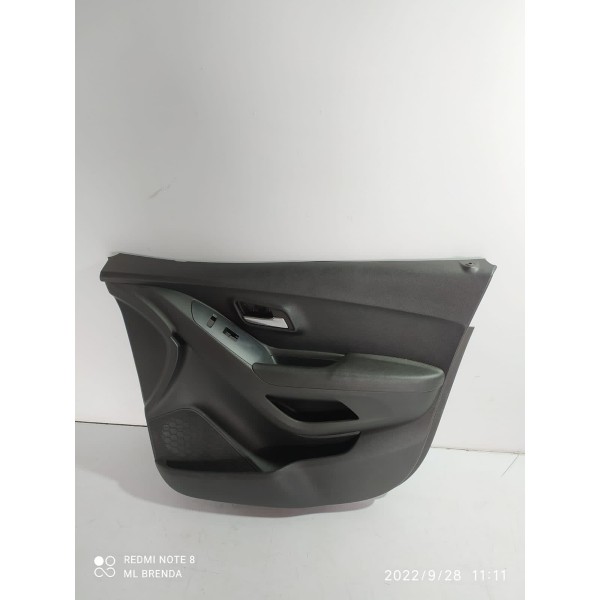 Forro Porta Tracker Dianteiro Direito 2014 2015 2016 2017 Cinza