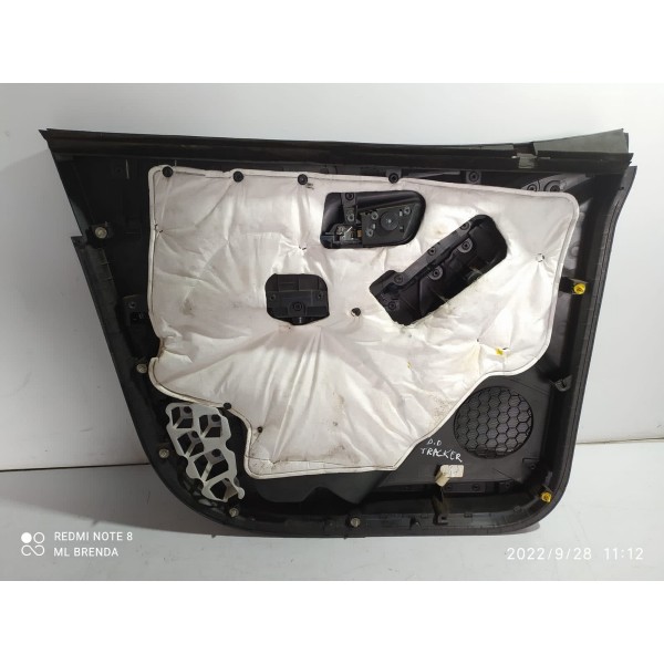 Forro Porta Tracker Dianteiro Direito 2014 2015 2016 2017 Cinza