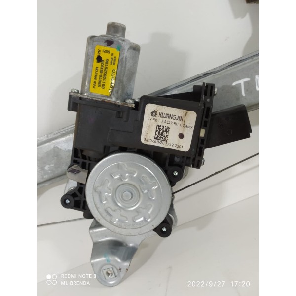 Maquina Vidro Tracker  Traseira Direit 2014/2019 98810 Orig