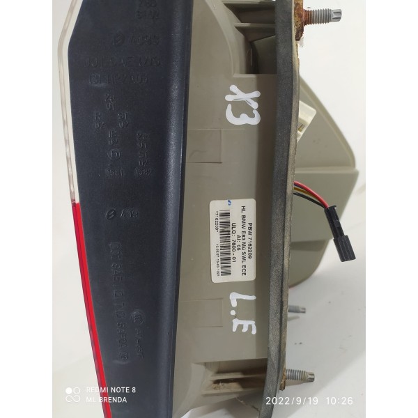 Lanterna Bmw X3 Canto Esquerda 2006/2010 7162209