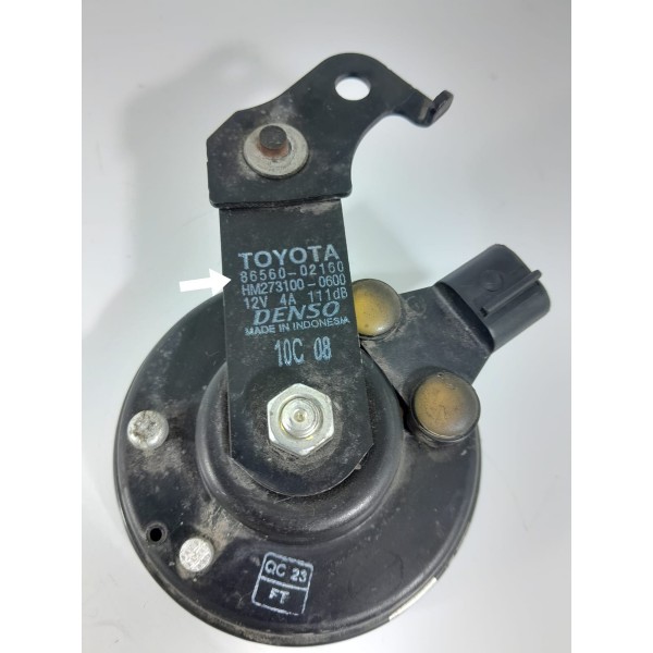 Buzina Sirene Alarme Corolla 2017/2024 8656002160