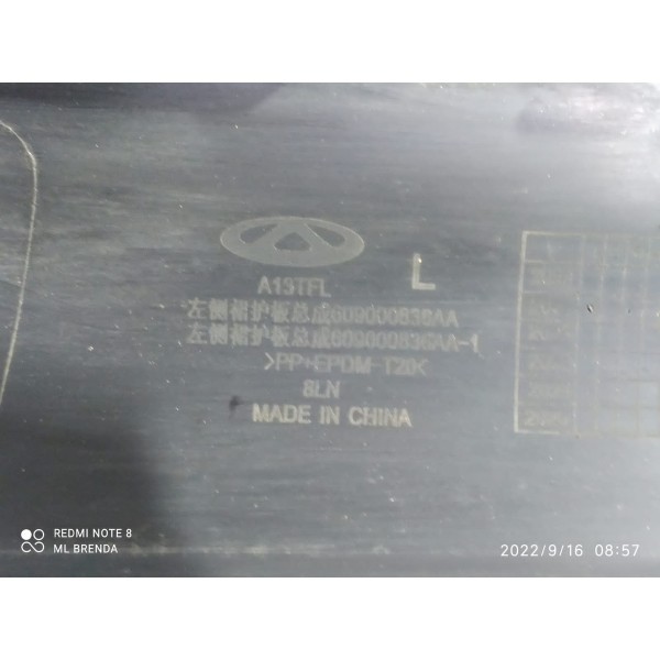 Spoiler Lateral Esquerdo Chery Tiggo 3x 2022 609000836aa