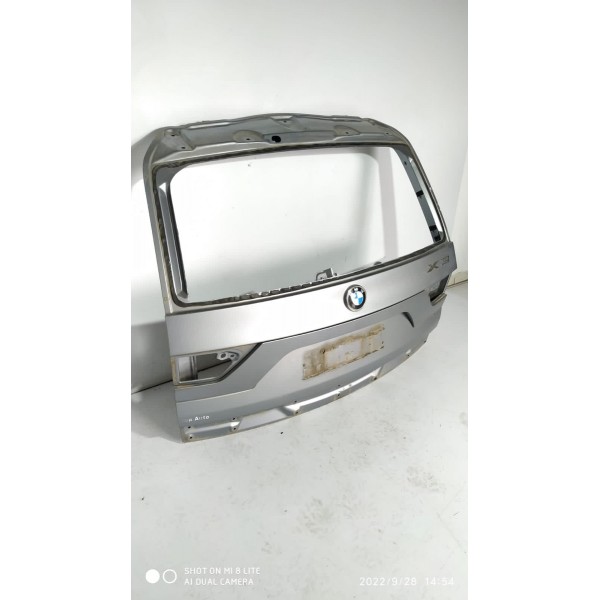 Tampa Traseira Bmw X3 2004/2011 Lisa Prateado