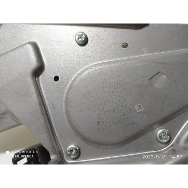 Motor Limpador Traseiro Toyota Etios 2014/2021 8513052190