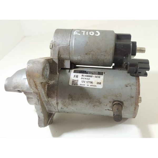 Motor Arranque Partida Toyota Etios 1.3 2016 Bc43800