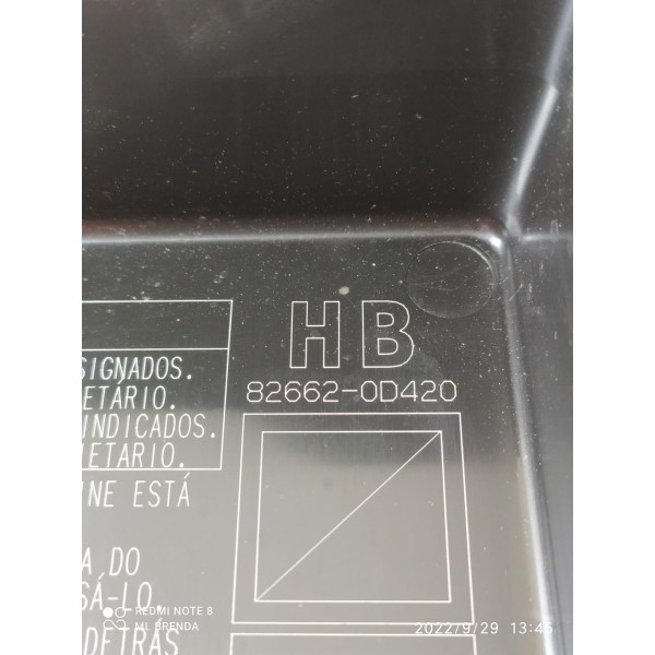 Tampa Caixa Fusivel Toyota Etios 2016