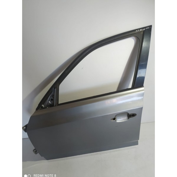 Porta Bmw X3 Dianteira Esquerda 2004/2010 Lisa Dianteira Esquerda Prateado