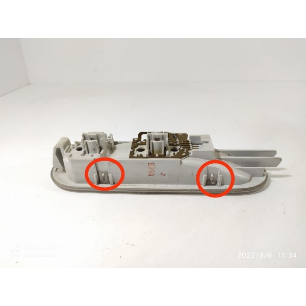 Luz Teto Megane 2009 2010 2011 2012 2013 Detalhe  / 19858