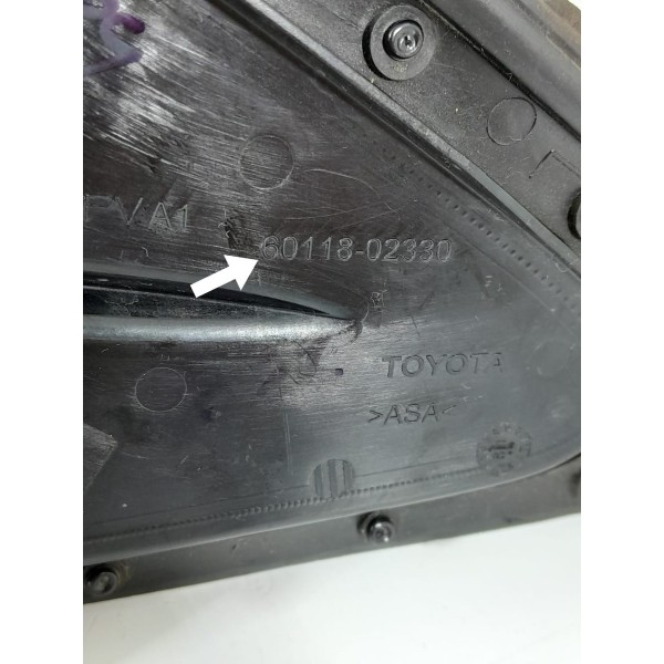 Acabamento Retrovisor Corolla Esquerdo 2019/25 6011802330 Preto
