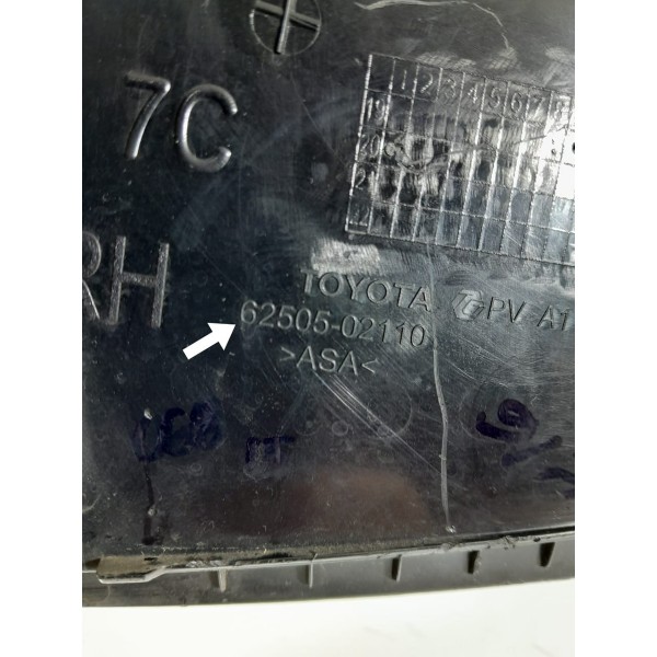 Acabamento Coluna Corolla Lateral Dir 2019/2025 6250502110