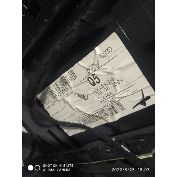 Forro Porta Audi Q5 Traseira Direita 2009/2013 Orig Cinza