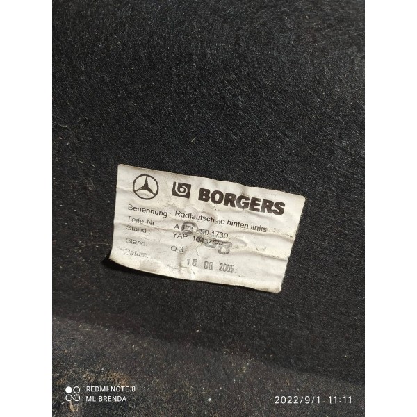 Parabarro Mercedes Slk200 Traseiro Esquerd 05/11 A1716901730