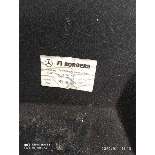 Parabarro Mercedes Slk200 Traseiro Direito 05/11 A1716901830