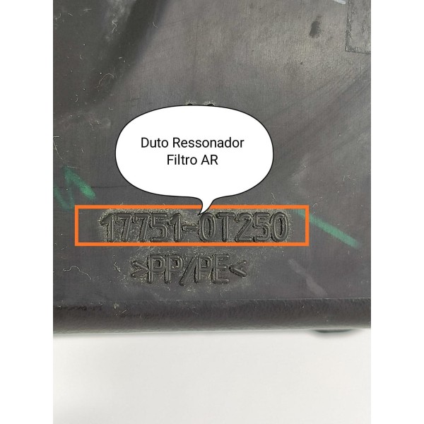 Ressonador Corolla Hybrid 2019/2025 177510t250