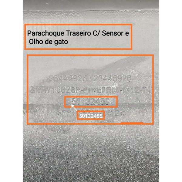 Parachoque Cruze 2020/2023 Sedan Traseiro Completo