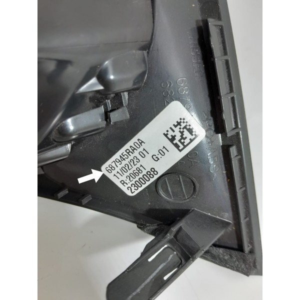 Difusor Ar Central Nissan Kicks 2022 2023 687945ra0a