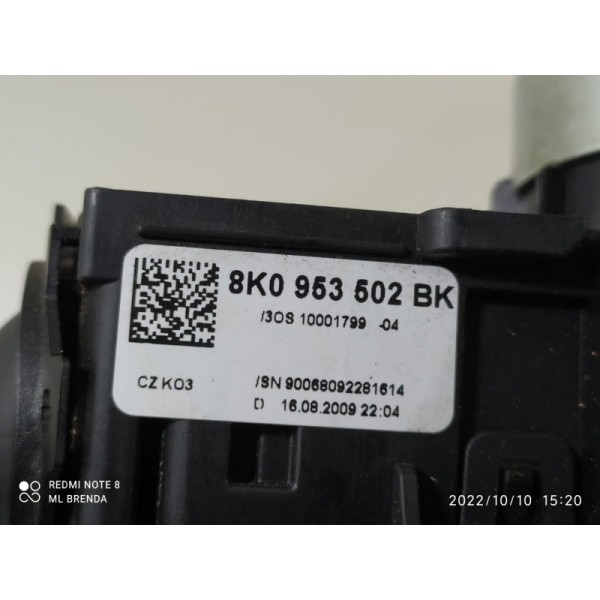 Chave Seta Piloto Autom Audi Q5 2009/2013 8k0953502bk