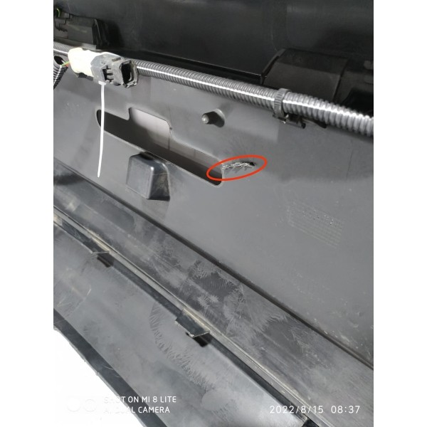 Parachoque Citroen C3 Traseiro 2014/2018 Sensor Orig