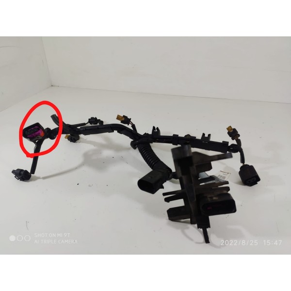 Chicote Bicos Injetor Audi Q5 A4 A5 2.0 2010/2014 Det