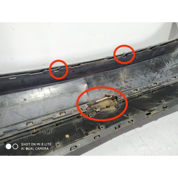 Parachoque Santa Fé Traseiro 2009/2013 Original Det