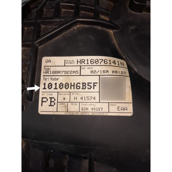 Coletor Admissao Nisssan Kicks 2016/2024 10100h6b5f