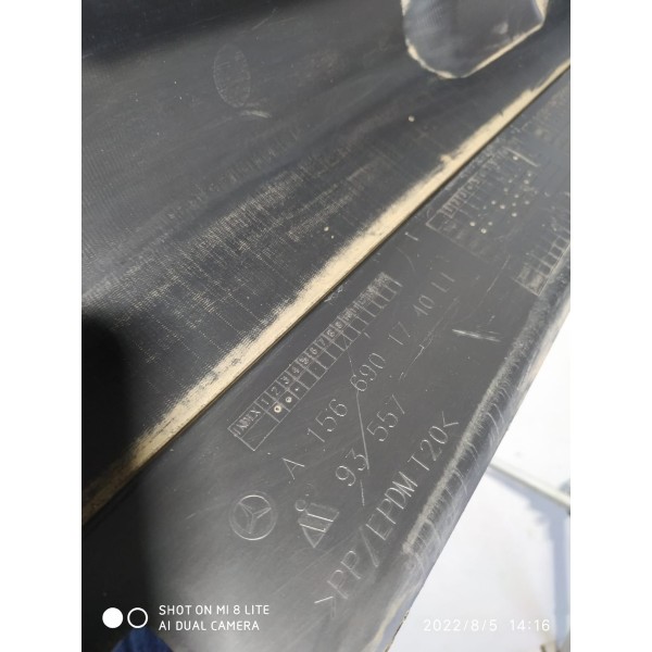 Spoiler Later Mercedes Gla200 Esquerdo 2015/2019 A1566901740 Preto