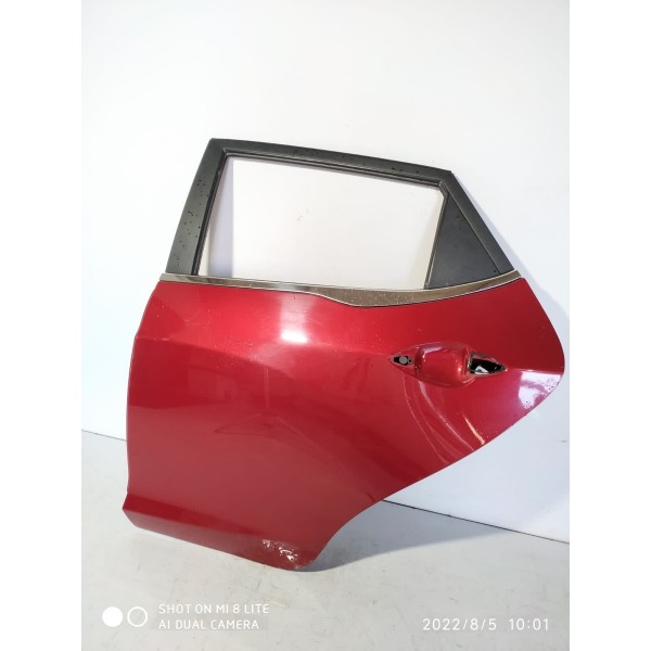 Porta Jac T40 2019 Traseira Esquerda Lisa Original Traseira Esquerda Vermelho