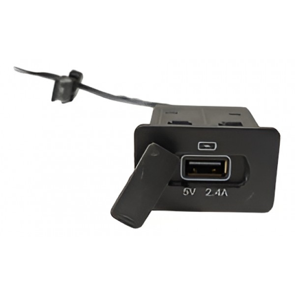 Entrada Auxiliar Usb Jac T40 2019 Original Preto