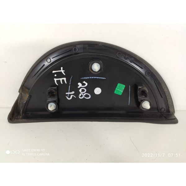 Acabamento Coluna C Esqerda Peugeot 208 2015 9807376777g