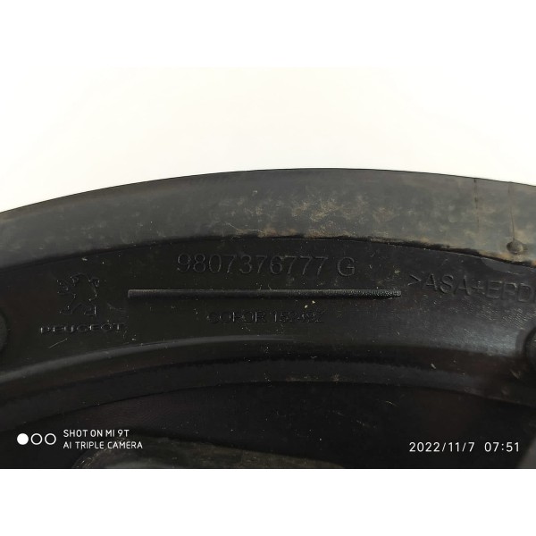 Acabamento Coluna C Esqerda Peugeot 208 2015 9807376777g