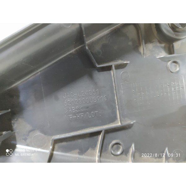 Acabamento Int Porta Traseira Esquerda Jac T40 2019