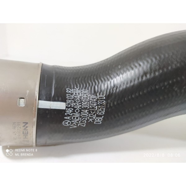 Mangueira Intercooler Mercedes Gla200 2015/2020 A2465280282