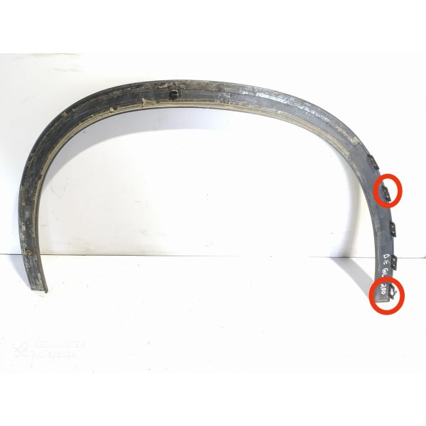 Moldura Paralama Mercedes Gla200 Esquerdo 15/19 A1568852322 Preto