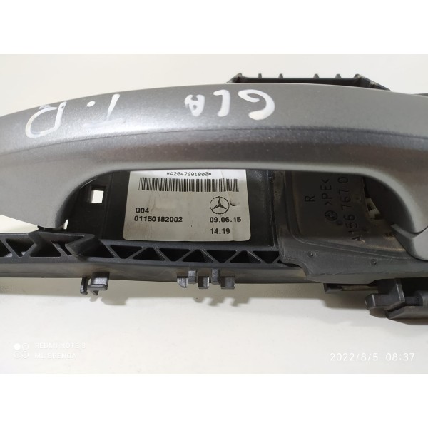 Maçaneta Externa Mercedes Gla200 Traseira Direit A2047601800 Cinza Traseira