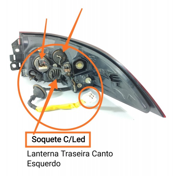 Lanterna Corolla Led Esquerda Compl 2019/2024 8156102d70 Esquerdo/motorista Vermelho