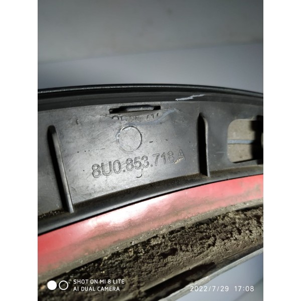 Moldura Lateral Audi Q3 Traseira Esquerd 2013/2017 8u0853718 Preto