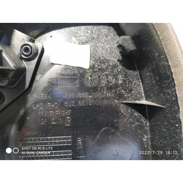 Forro Porta Audi Q3 Dianteiro Direito 2013/2016 Orig Caramelo