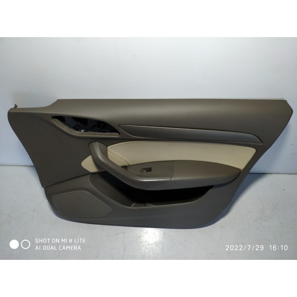 Forro Porta Audi Q3 Dianteiro Direito 2013/2016 Orig Caramelo