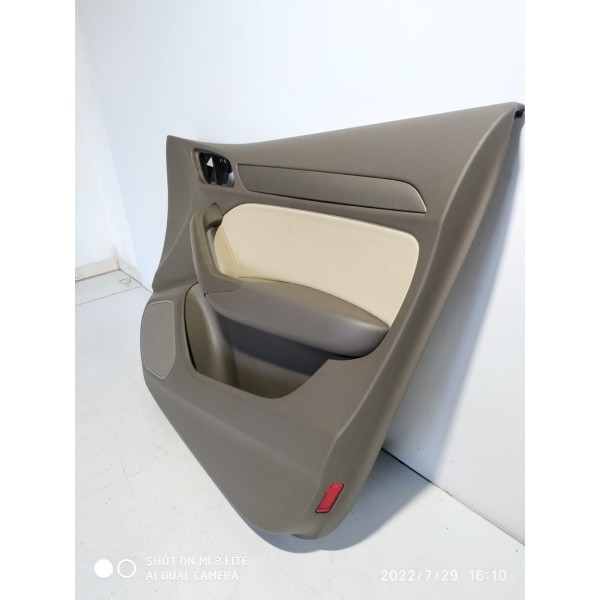 Forro Porta Audi Q3 Dianteiro Direito 2013/2016 Orig Caramelo