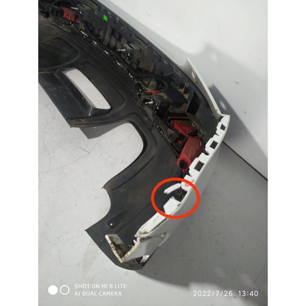 Parachoque Audi Q3 2012/2016 Traseiro Sem Refletores