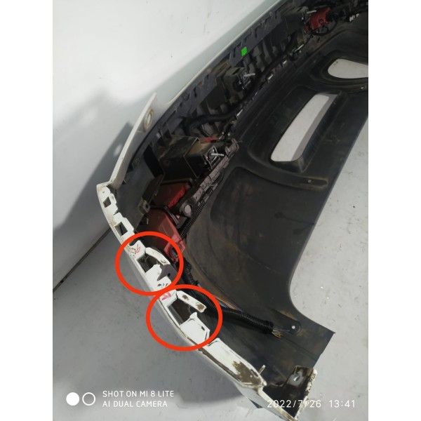 Parachoque Audi Q3 2012/2016 Traseiro Sem Refletores