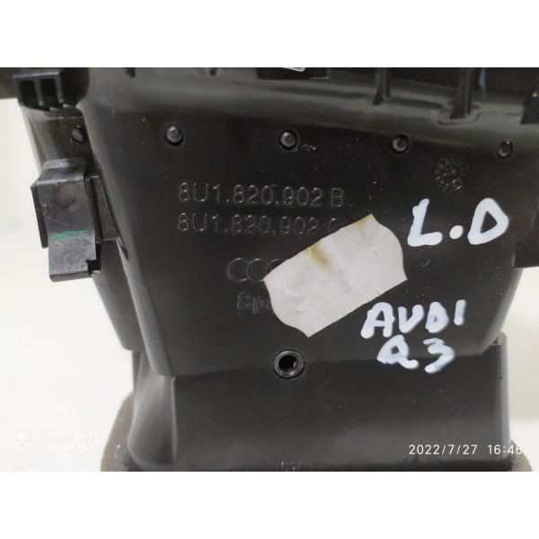 Difusor Ar Audi Q3 Direito 2013/2017 8u1820902