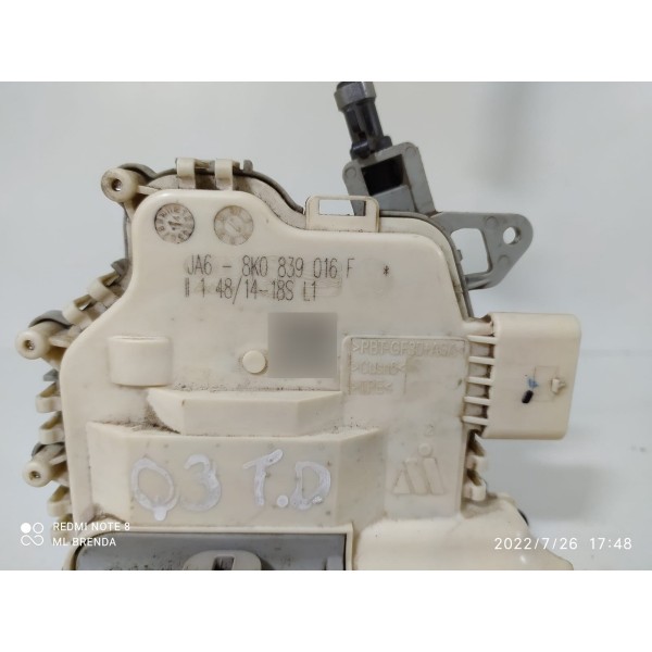 Fechadura Audi Q3 Traseira Direita 2013/2018 Original