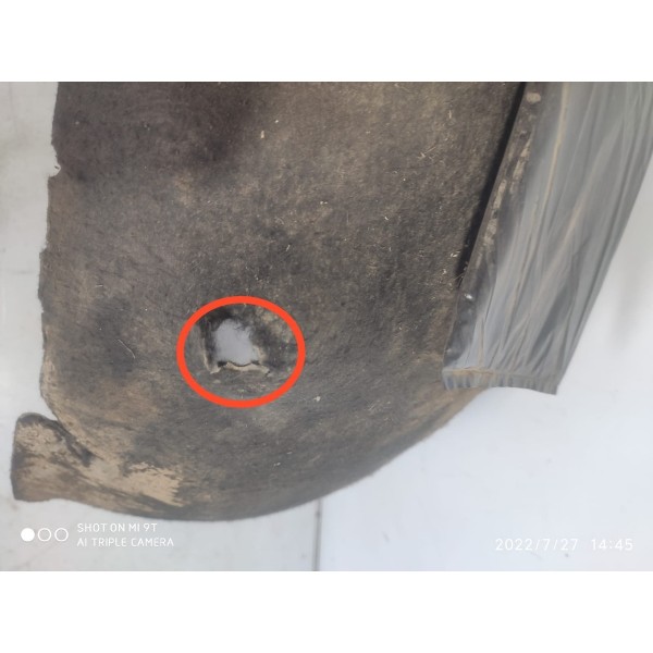 Parabarro Mercedes C200 C180 Traseiro Esquerdo 2008/2014 Det